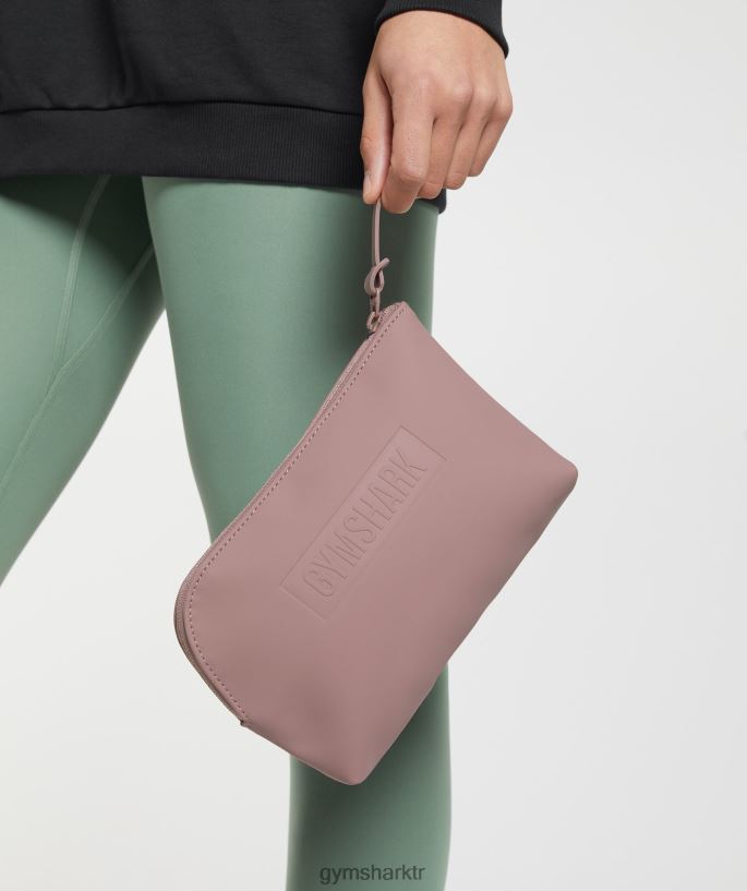 günlük yıkama çantası 8H4J021076 Gymshark Aksesuarlar üniseks tozlu bordo