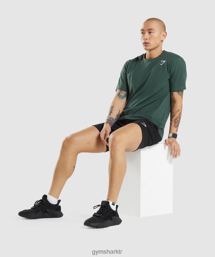 dokuma sekmeli spor ayakkabı çorap 3pk 8H4J021102 Gymshark Aksesuarlar üniseks beyaz