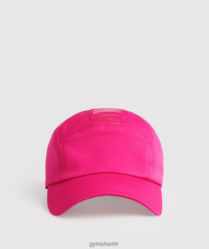 logo 5 panel kapağı 8H4J021132 Gymshark Aksesuarlar üniseks eflatun pembe