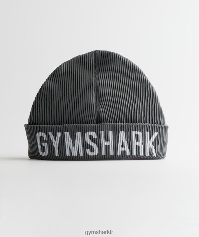 dikişsiz bere 8H4J021145 Gymshark Aksesuarlar üniseks kömür grisi marn