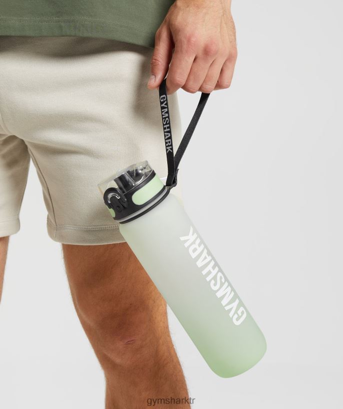 spor şişesi 8H4J021118 Gymshark Aksesuarlar üniseks flora yeşili/çöl adaçayı yeşili