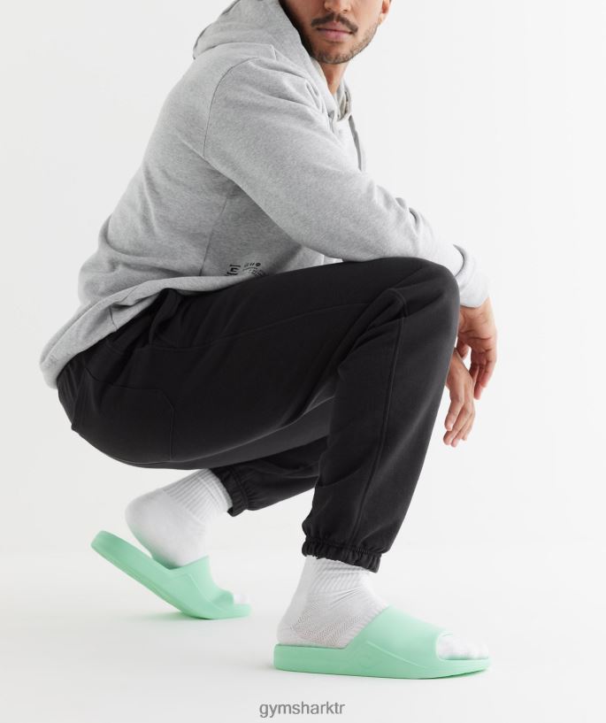 dinlenme günü slaytları 8H4J021064 Gymshark Aksesuarlar üniseks pastel yeşil