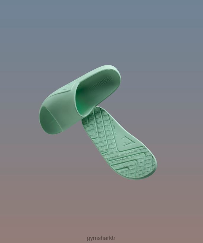 dinlenme günü slaytları 8H4J021064 Gymshark Aksesuarlar üniseks pastel yeşil