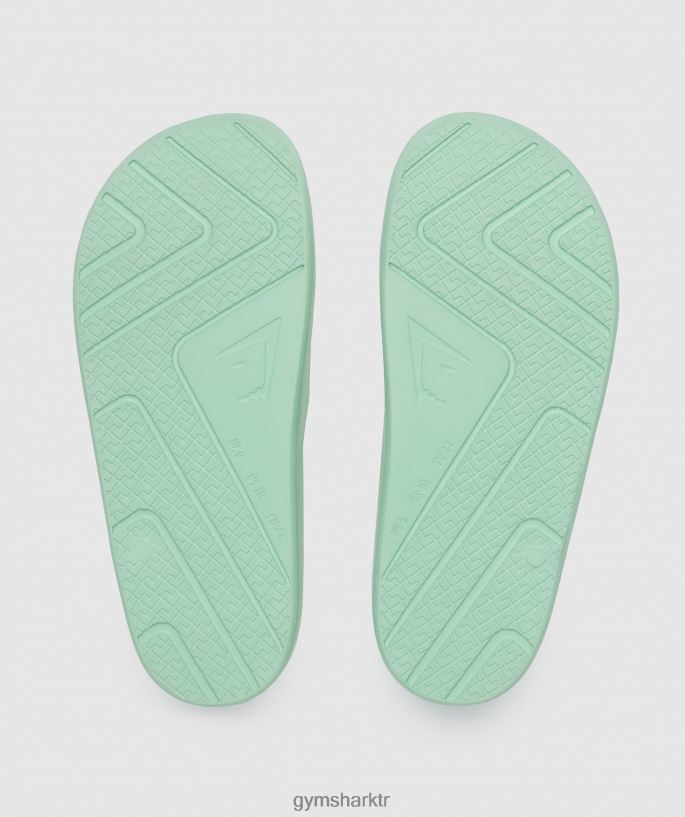 dinlenme günü slaytları 8H4J021064 Gymshark Aksesuarlar üniseks pastel yeşil