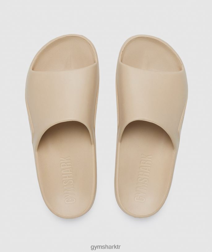 dinlenme günü slaytları 8H4J021067 Gymshark Aksesuarlar üniseks kızarmış kahverengi