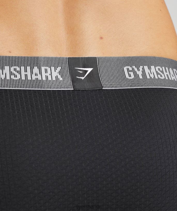 spor teknik boksörler 2pk 8H4J021046 Gymshark Giyim erkekler siyah