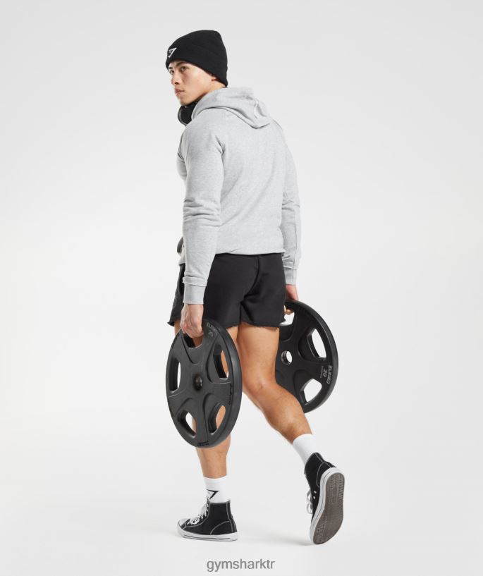 eski kapşonlu 8H4J02837 Gymshark Giyim erkekler açık gri marn