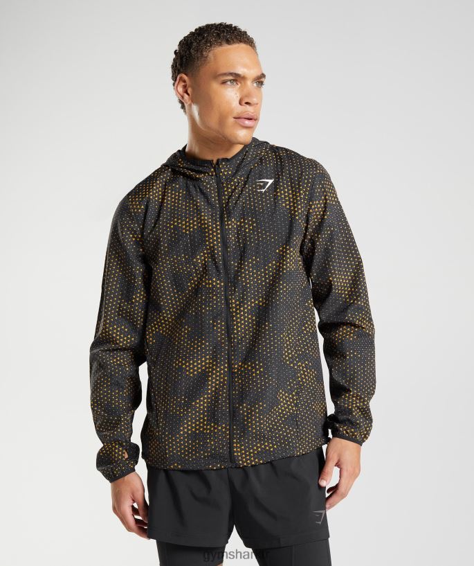 spor rüzgarlık 8H4J02810 Gymshark Giyim erkekler zerdeçal sarısı