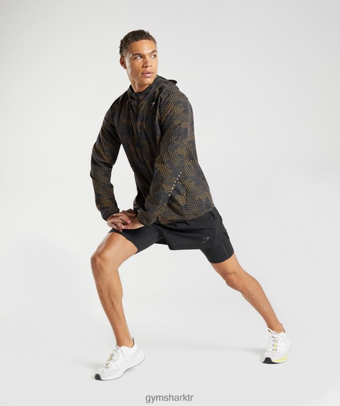 spor rüzgarlık 8H4J02810 Gymshark Giyim erkekler zerdeçal sarısı