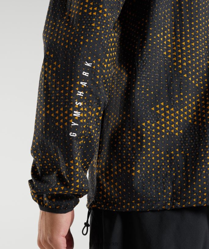 spor rüzgarlık 8H4J02810 Gymshark Giyim erkekler zerdeçal sarısı