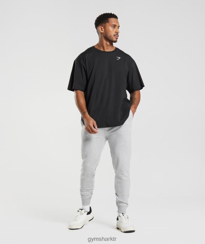 tepe koşucuları 8H4J021056 Gymshark Giyim erkekler açık gri marn