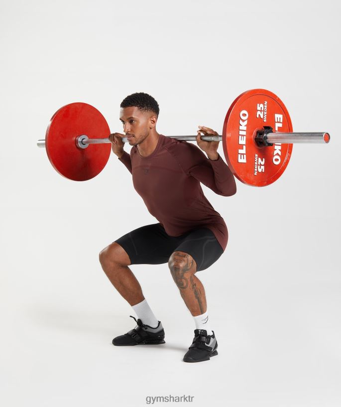 315 dikişsiz 1/2 şort 8H4J02538 Gymshark Giyim erkekler siyah/kömür grisi