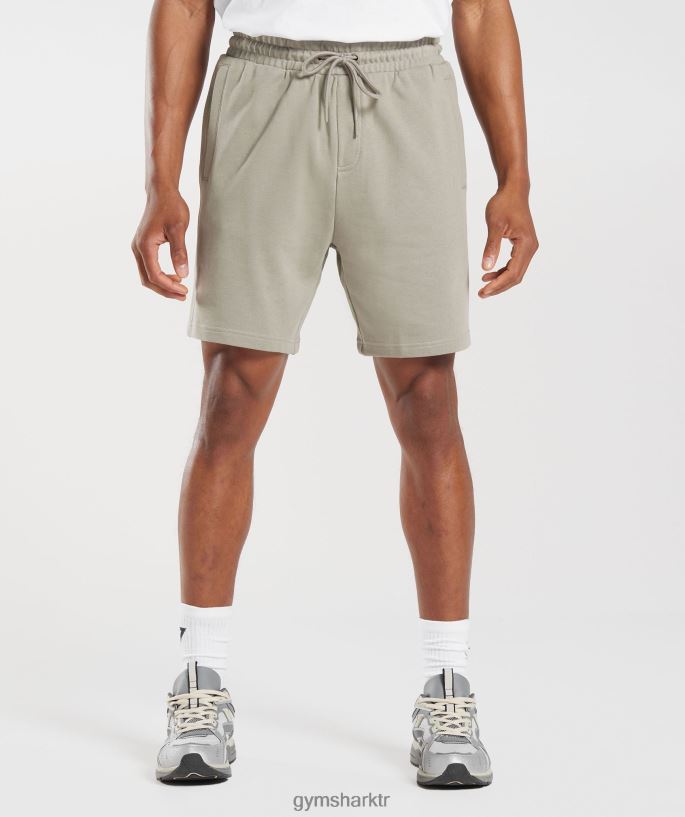 dinlenme günü şartları 7" şort 8H4J02540 Gymshark Giyim erkekler ekru kahverengi