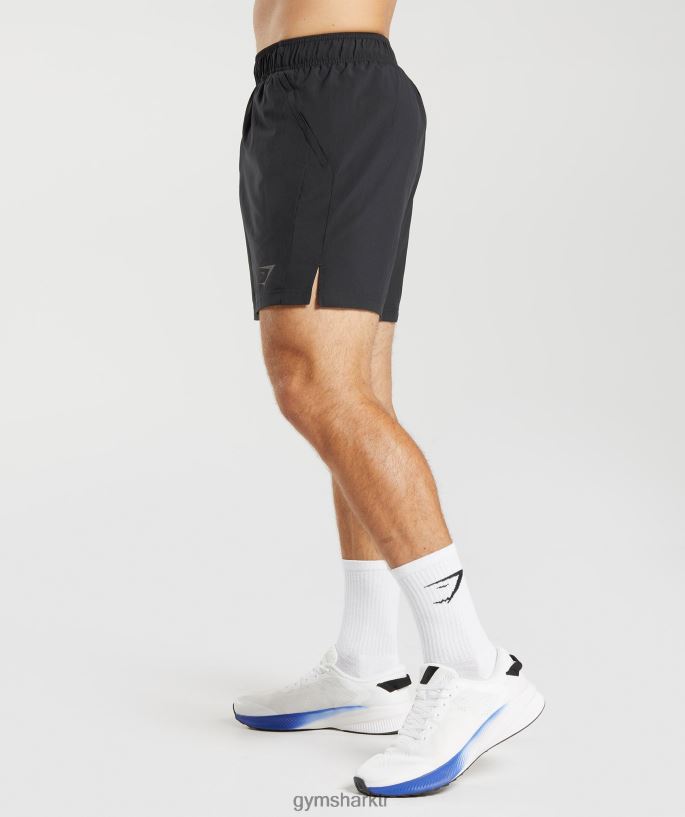 spor şort 8H4J02513 Gymshark Giyim erkekler siyah