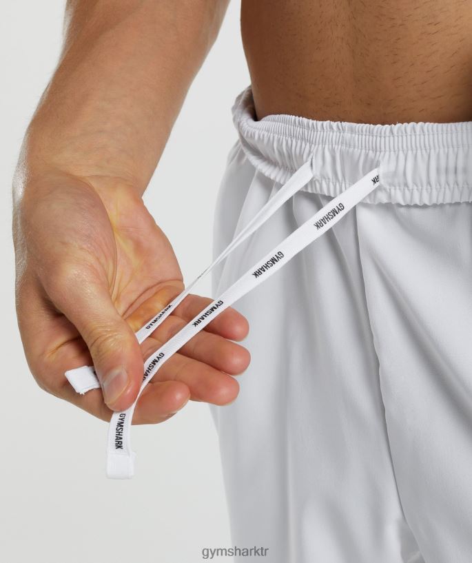 varış 5\" şort 8H4J02553 Gymshark Giyim erkekler beyaz
