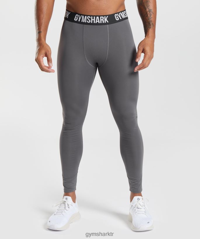 element içlik taytı 8H4J021032 Gymshark Giyim erkekler siluet gri