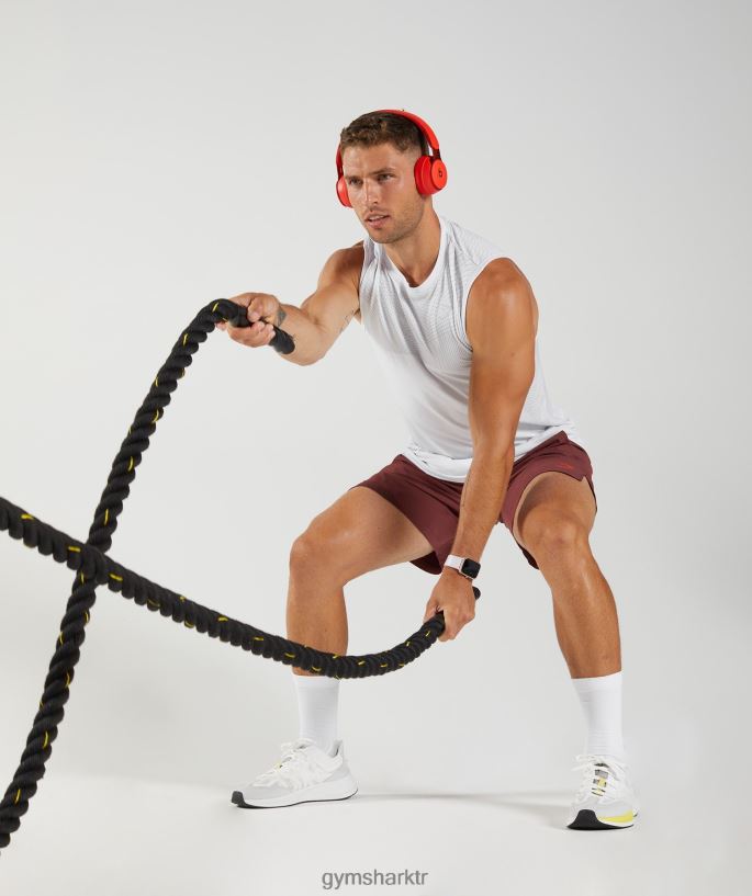 apeks dikişsiz tank 8H4J02899 Gymshark Giyim erkekler beyaz/açık gri