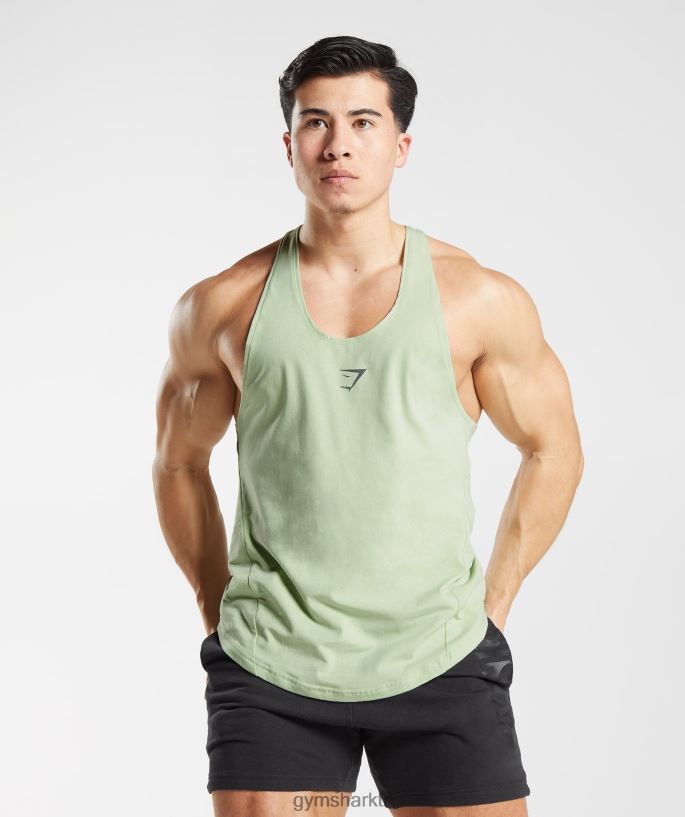 cesur kiriş 8H4J021013 Gymshark Giyim erkekler bitki örtüsü yeşili