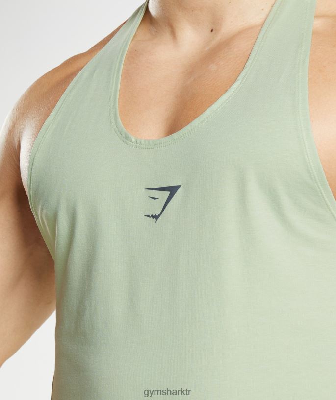 cesur kiriş 8H4J021013 Gymshark Giyim erkekler bitki örtüsü yeşili