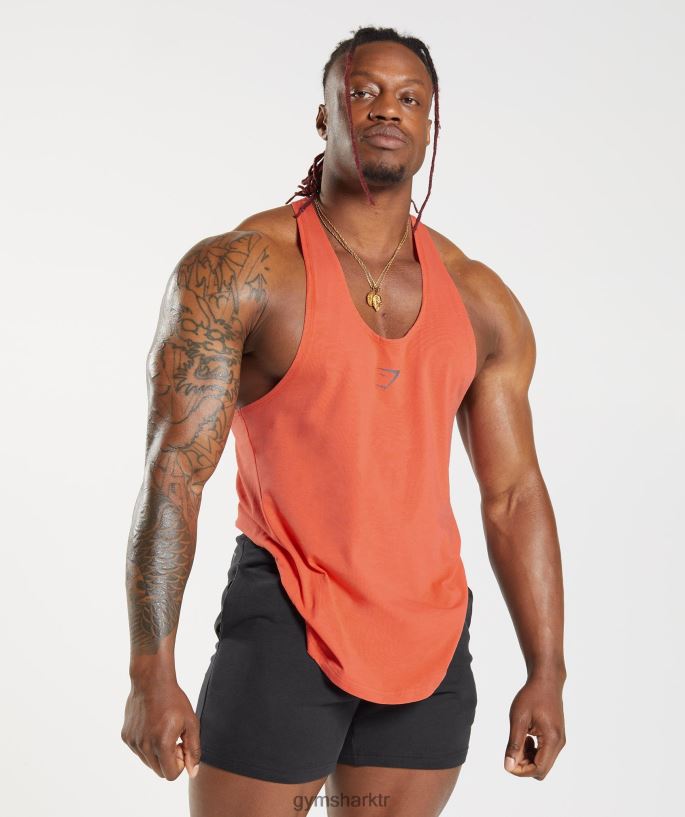 cesur kiriş 8H4J021018 Gymshark Giyim erkekler havacılık turuncu