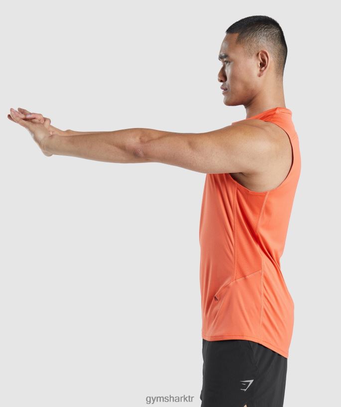 hız geliştirme tankı 8H4J02928 Gymshark Giyim erkekler papaya portakalı