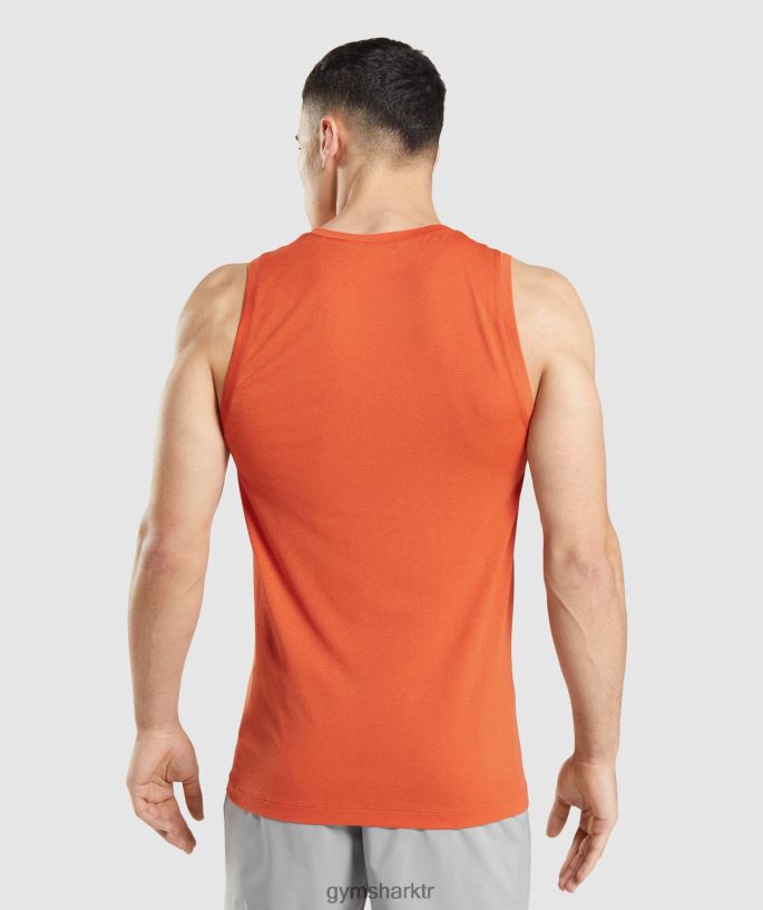 hayati kesintisiz hafif tank 8H4J02900 Gymshark Giyim erkekler papaya portakal marnı