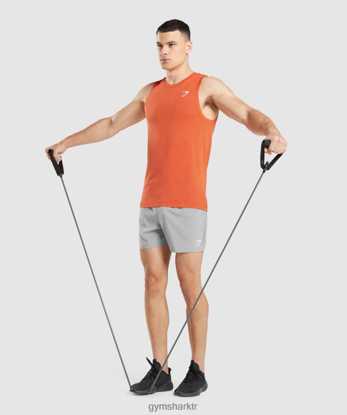 hayati kesintisiz hafif tank 8H4J02900 Gymshark Giyim erkekler papaya portakal marnı