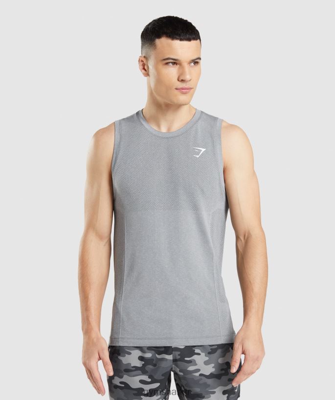hayati kesintisiz hafif tank 8H4J02962 Gymshark Giyim erkekler kömür grisi marn