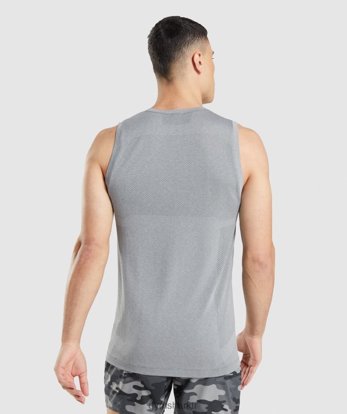 hayati kesintisiz hafif tank 8H4J02962 Gymshark Giyim erkekler kömür grisi marn