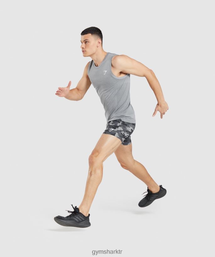 hayati kesintisiz hafif tank 8H4J02962 Gymshark Giyim erkekler kömür grisi marn