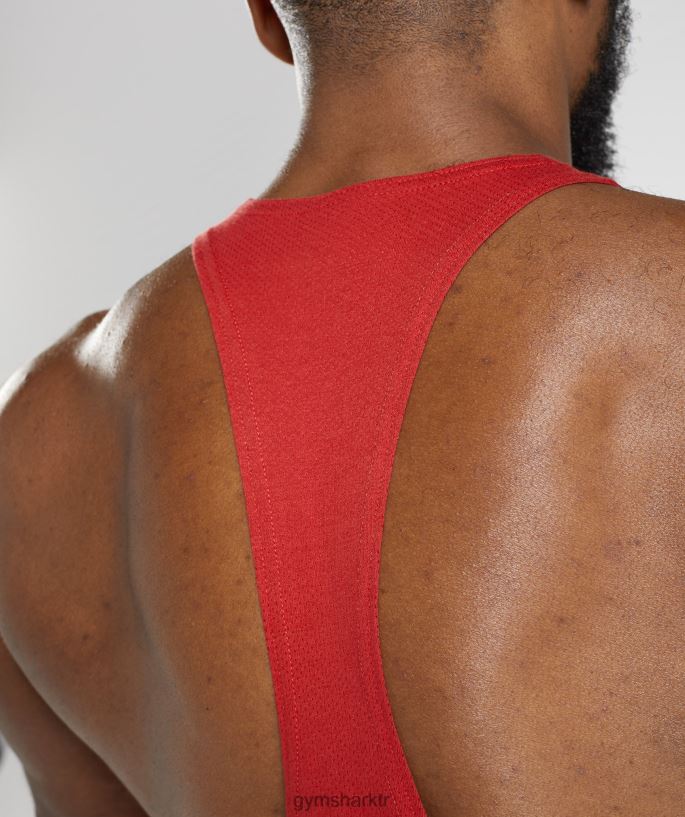 tepki veren 8H4J021023 Gymshark Giyim erkekler salsa kırmızısı