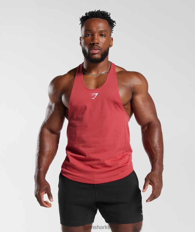 tepki veren 8H4J021026 Gymshark Giyim erkekler güneşte kurutulmuş kırmızı