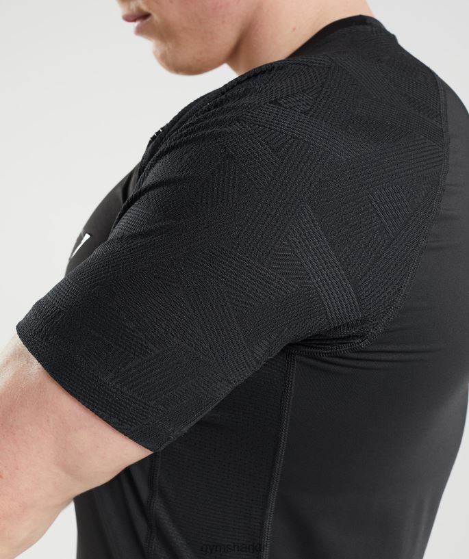 315 tişört 8H4J02722 Gymshark Giyim erkekler siyah