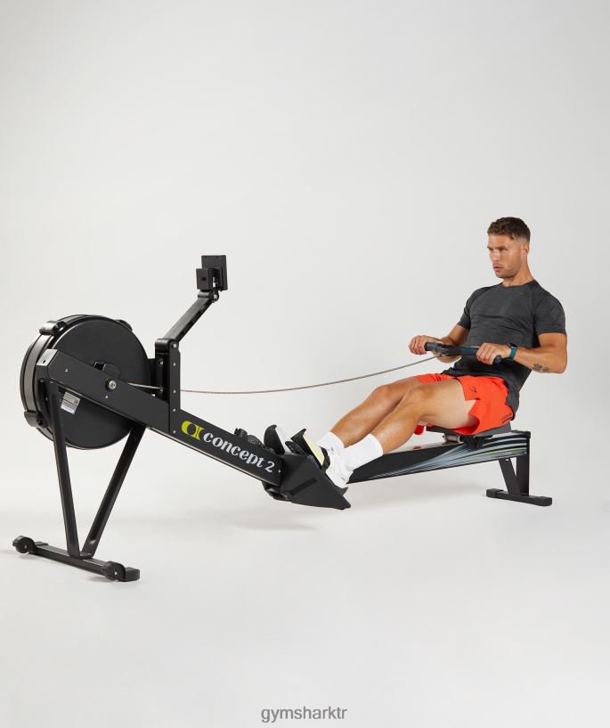 apeks tişört 8H4J02646 Gymshark Giyim erkekler siyah/siluet grisi