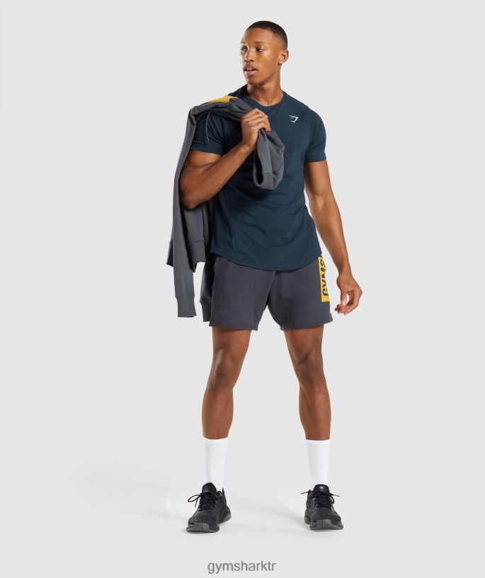 cesur tişört 8H4J02706 Gymshark Giyim erkekler Donanma