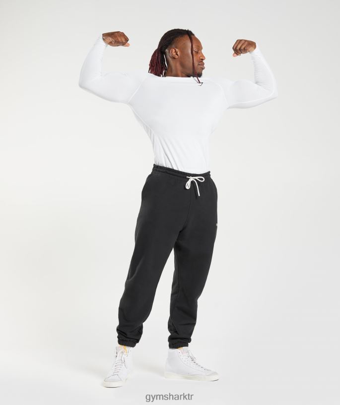 element baselayer uzun kollu t-shirt 8H4J02631 Gymshark Giyim erkekler beyaz