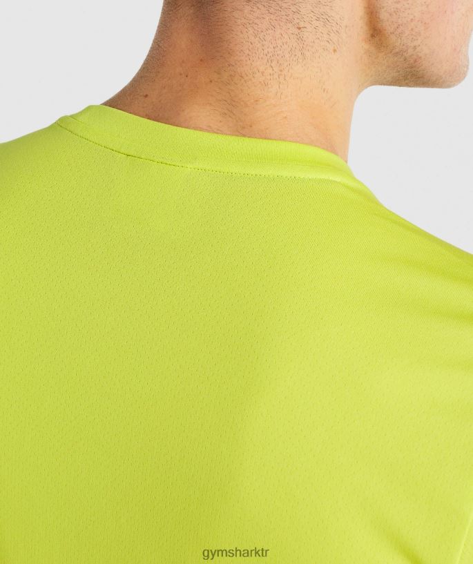 varış tişörtü 8H4J02738 Gymshark Giyim erkekler sarı