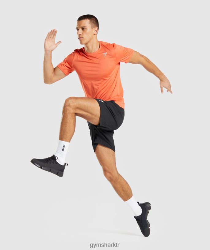 varış tişörtü 8H4J02748 Gymshark Giyim erkekler papaya portakalı