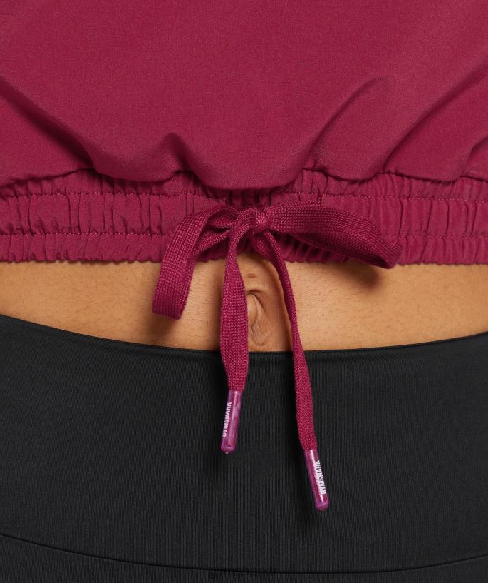 spor rüzgarlık 8H4J02381 Gymshark Giyim kadınlar frenk üzümü pembesi