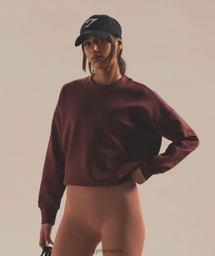 ter ekibini geri al 8H4J02391 Gymshark Giyim kadınlar kiraz kahvesi