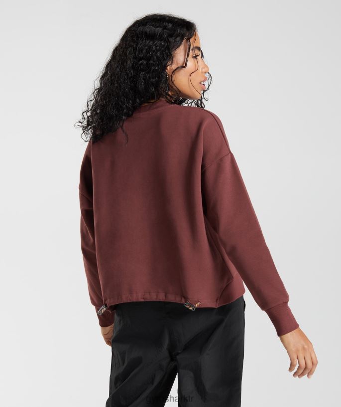 ter ekibini geri al 8H4J02391 Gymshark Giyim kadınlar kiraz kahvesi