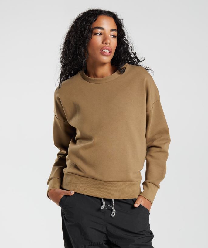 ter ekibini geri al 8H4J02396 Gymshark Giyim kadınlar su birikintisi kahverengi