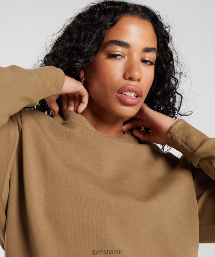 ter ekibini geri al 8H4J02396 Gymshark Giyim kadınlar su birikintisi kahverengi