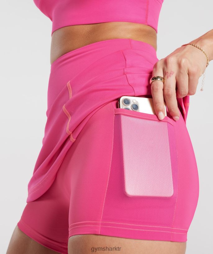 spor şortu 8H4J0233 Gymshark Giyim kadınlar parlak fuşya