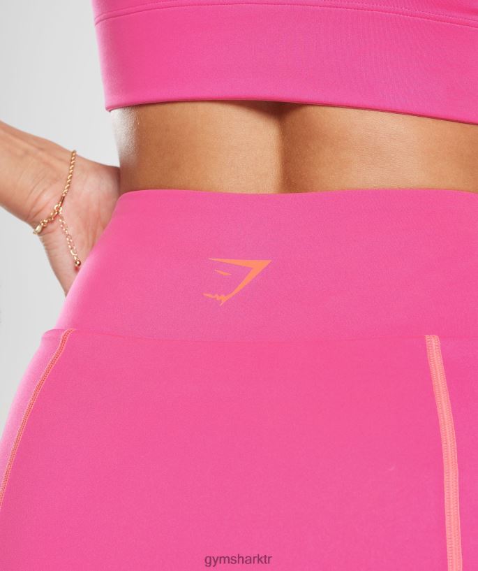 spor şortu 8H4J0233 Gymshark Giyim kadınlar parlak fuşya