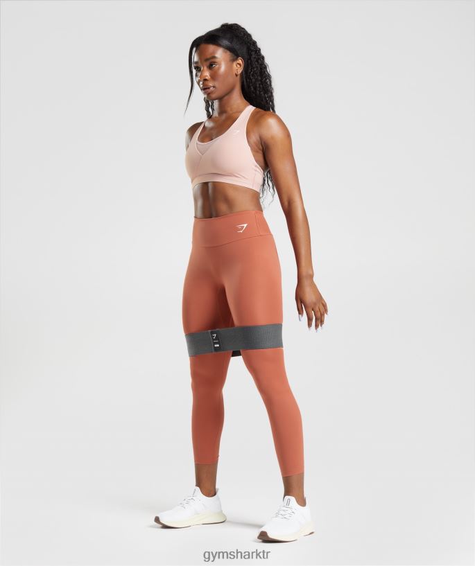 çapraz spor sutyeni 8H4J02156 Gymshark Giyim kadınlar pembe