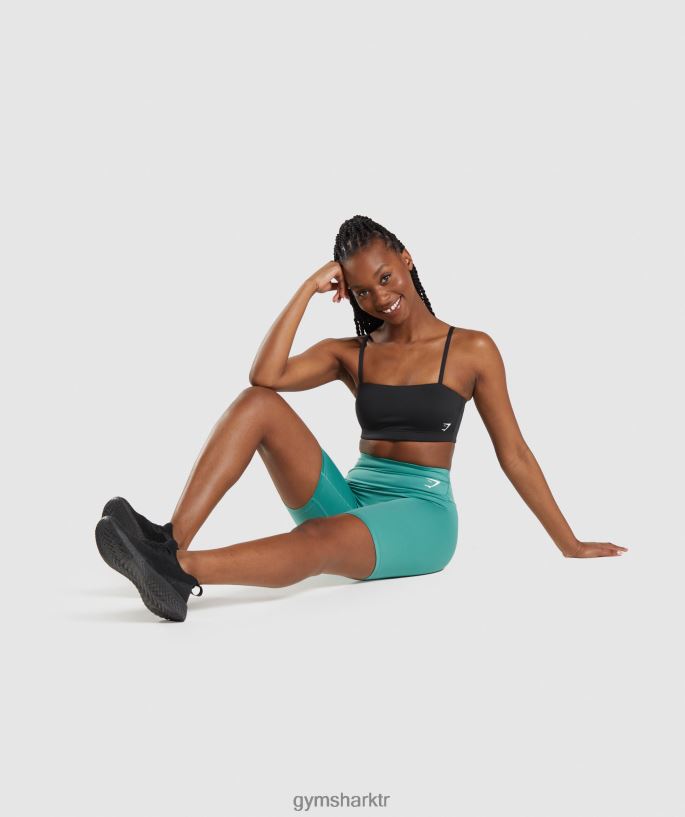 bandeau spor sutyeni 8H4J02159 Gymshark Giyim kadınlar siyah
