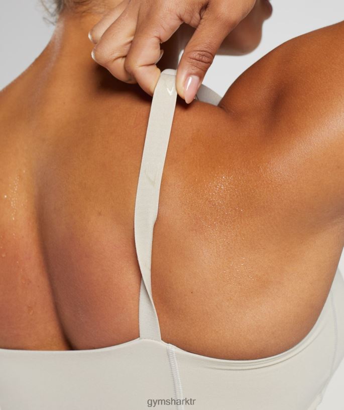 eski spor sutyeni 8H4J02204 Gymshark Giyim kadınlar çakıl grisi