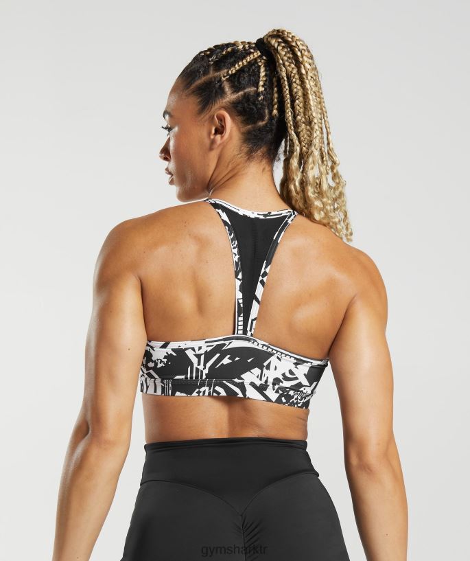 gs güç spor sutyeni 8H4J02158 Gymshark Giyim kadınlar siyah