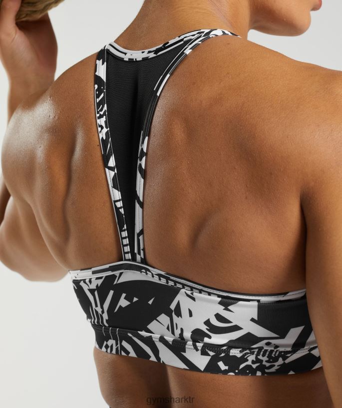 gs güç spor sutyeni 8H4J02158 Gymshark Giyim kadınlar siyah